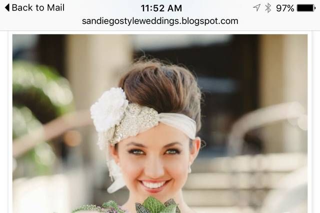 Nancy Vestal Bridal Hair