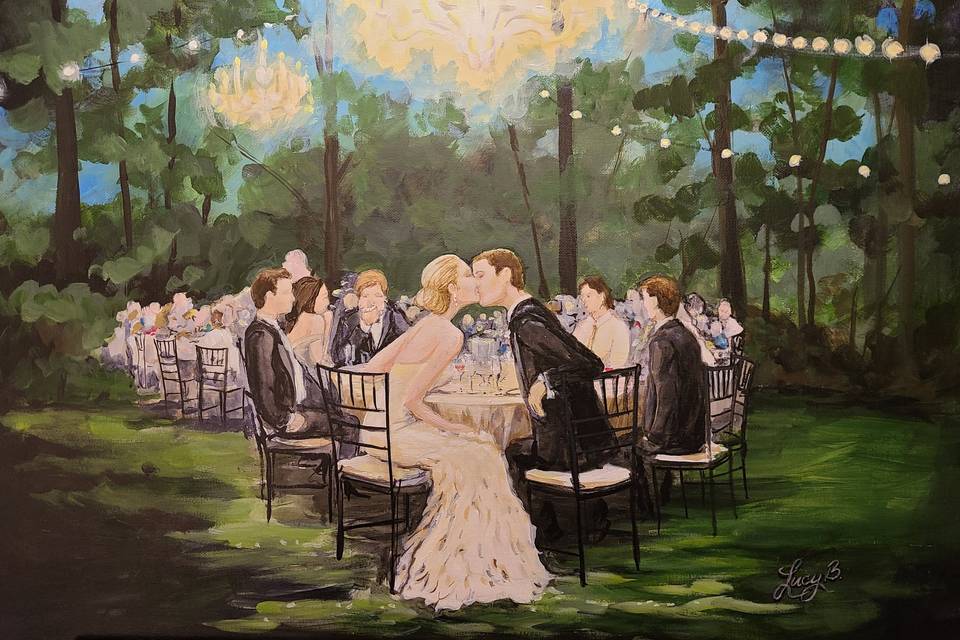 Painting of a special moment