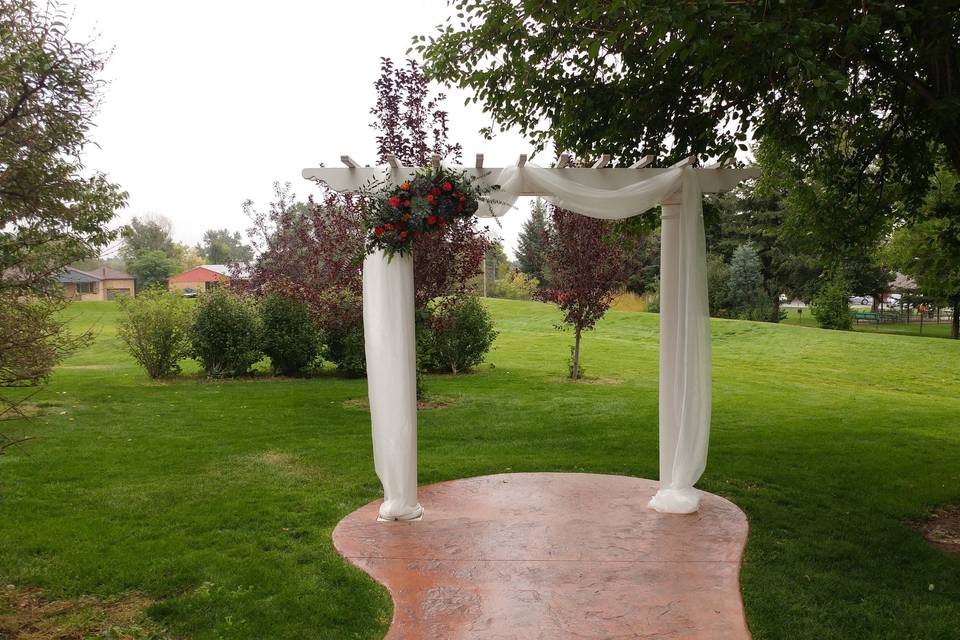 Arbor with Floral