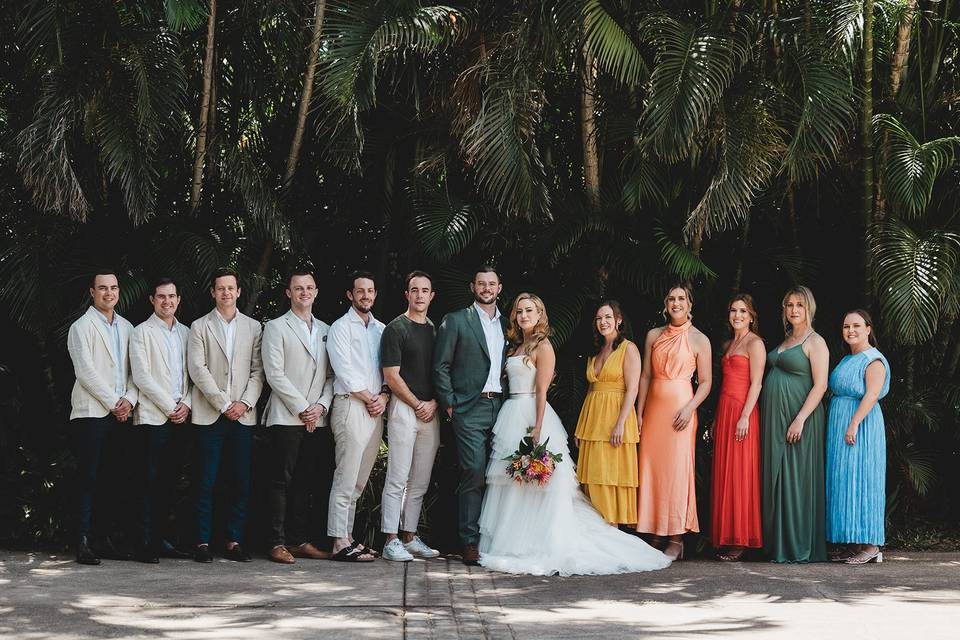 Wedding party color