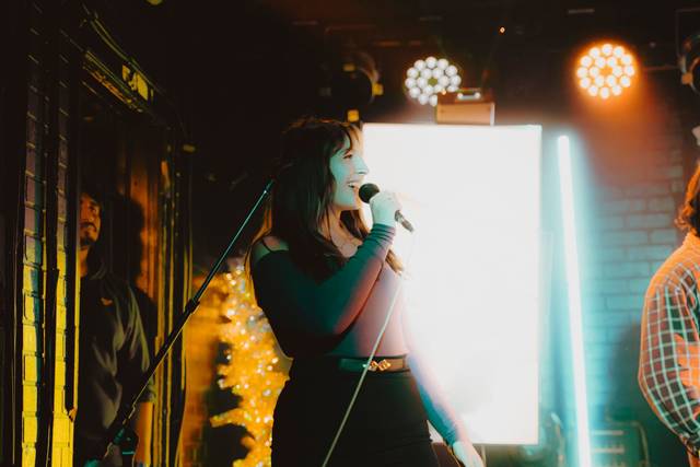 Singing with my friend's band