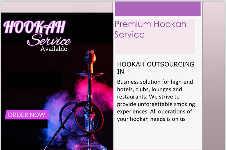 Premium Shisha Services
