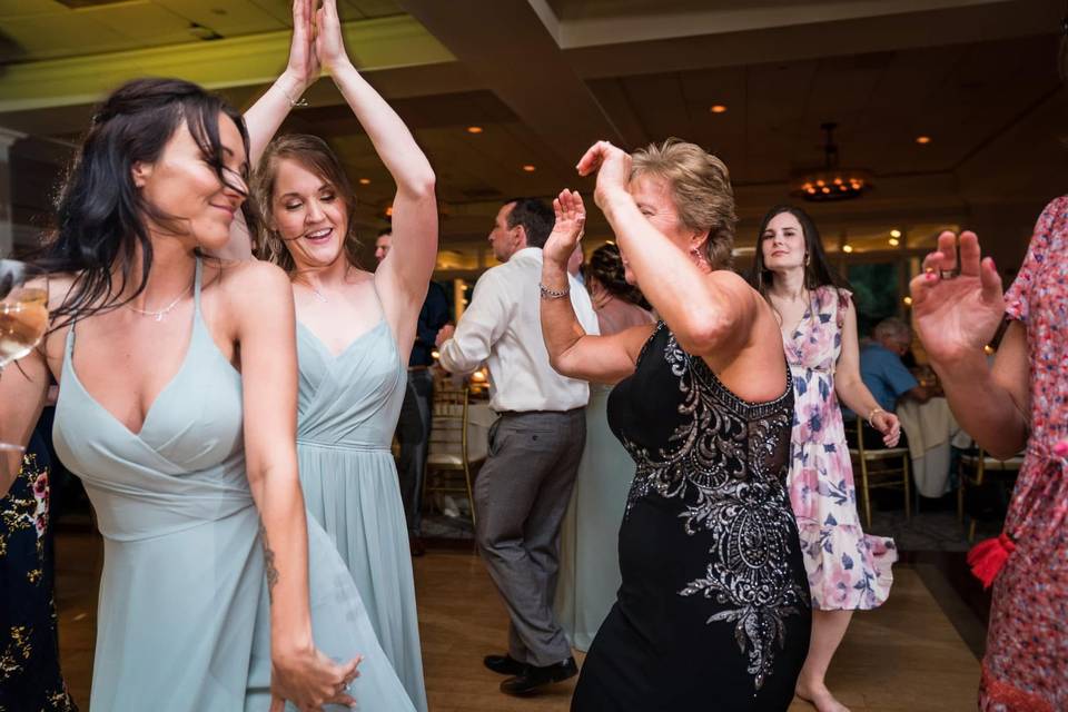 Fun dance floor!