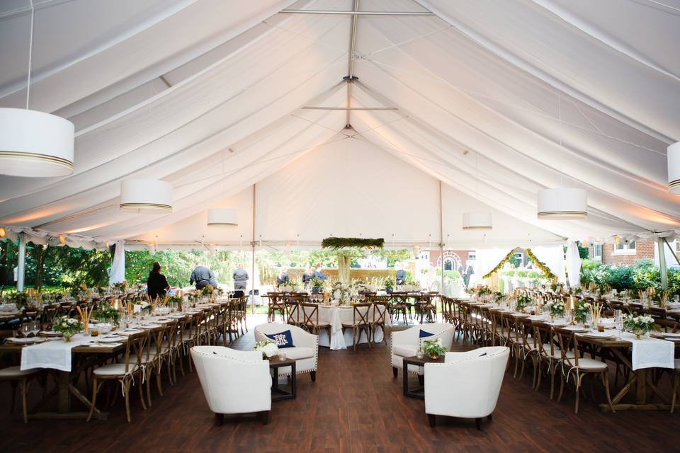 Tent reception