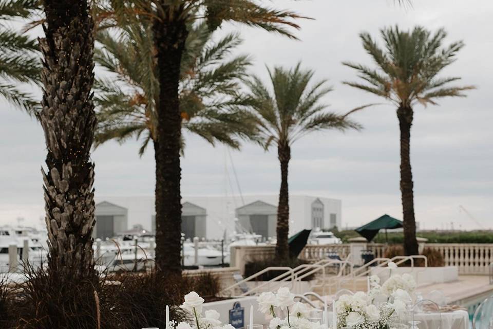 Reception Table Decor