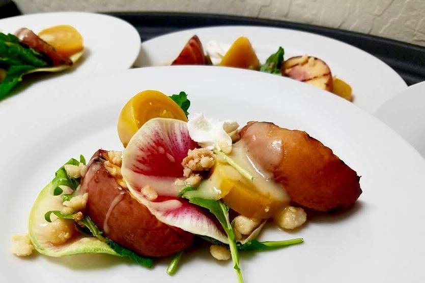 Grilled Peach Salad