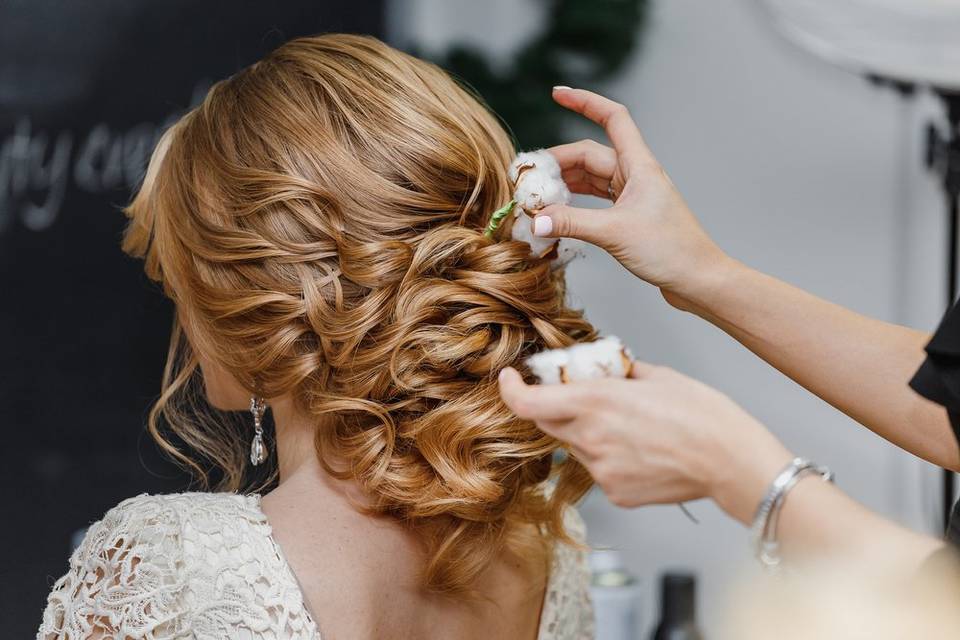 Beautiful updo