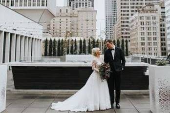 Bride + Groom Rooftop