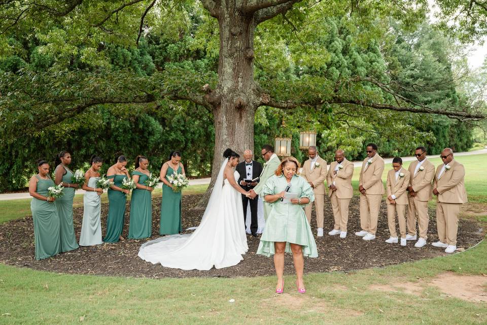 Outdoor wedding