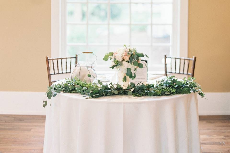 Sweetheart table