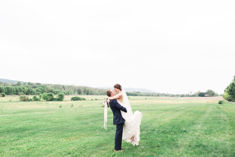 Couple's scenic portrait