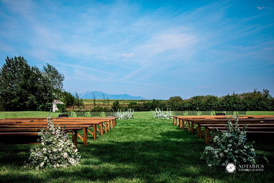 Outdoor ceremony