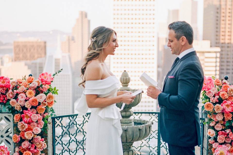 Fairmont Penthouse Wedding