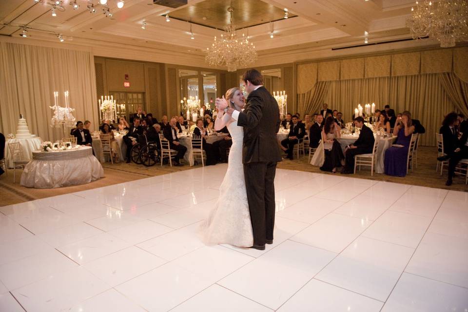 Their first dance