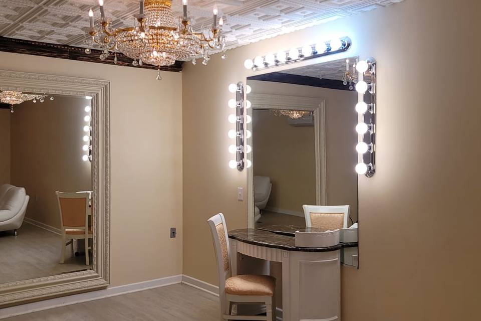 Bridal Make up area