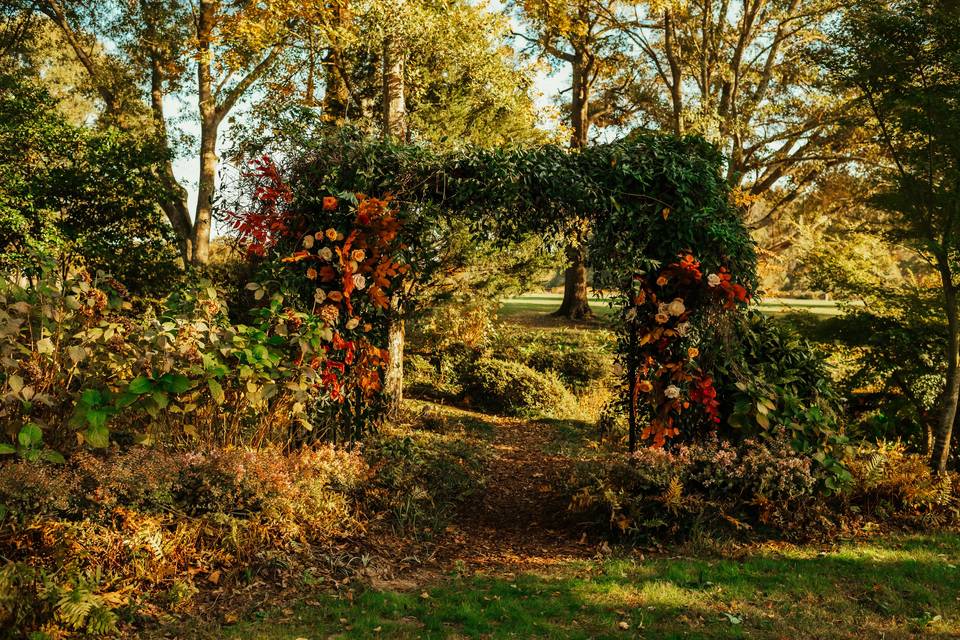 Monet Garden Ceremony Spot