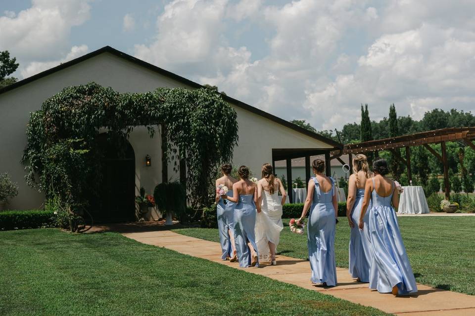Pergola at Tuscan Hall