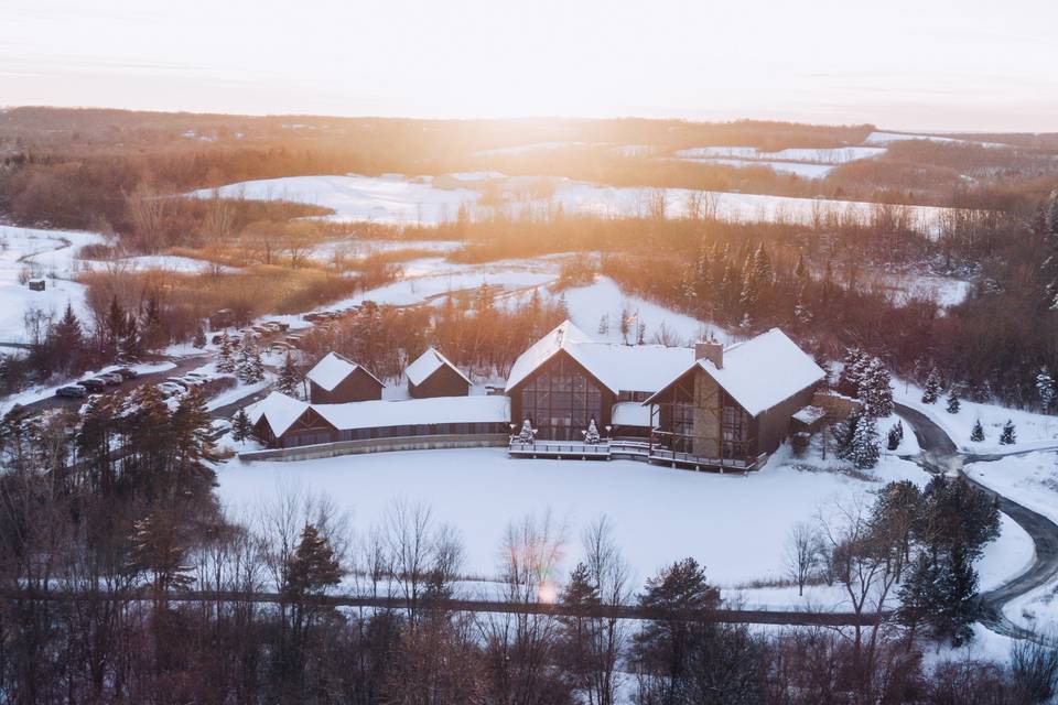 Allyn Lodge in Winter
