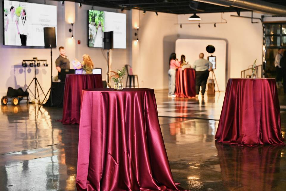Reception layout