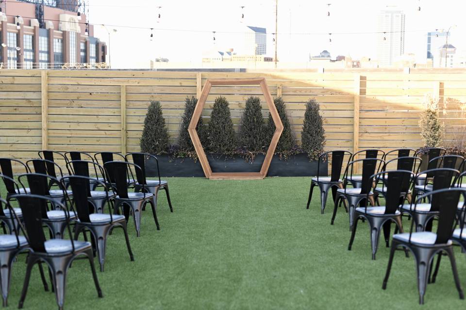 Outdoor ceremony