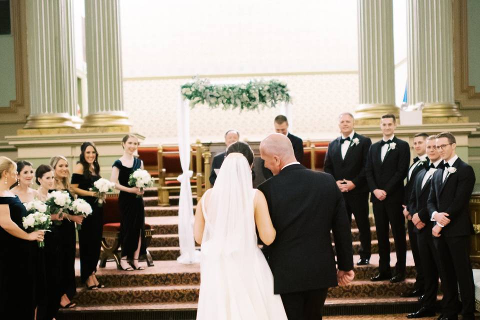 Ceremony spaces for all.