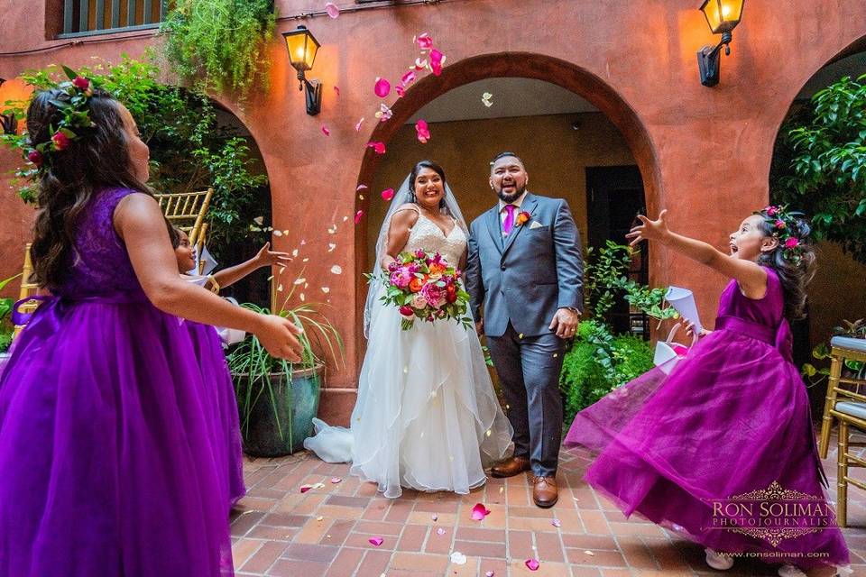 Private Courtyard Ceremony