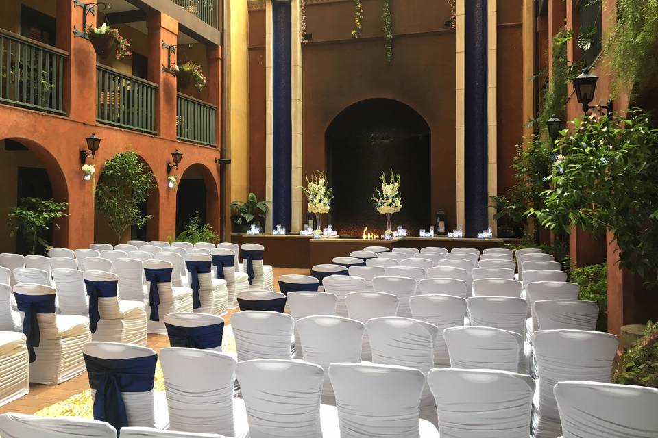 Courtyard Ceremony Setup (3)