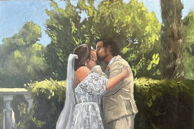 Amelia Leslie Wedding Art