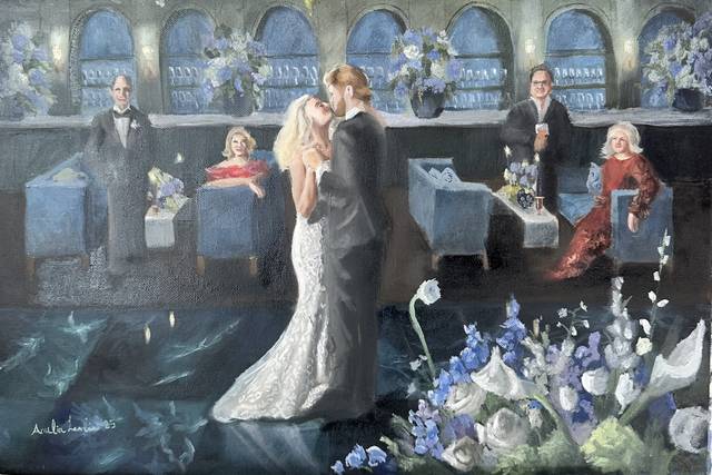 Amelia Leslie Wedding Art
