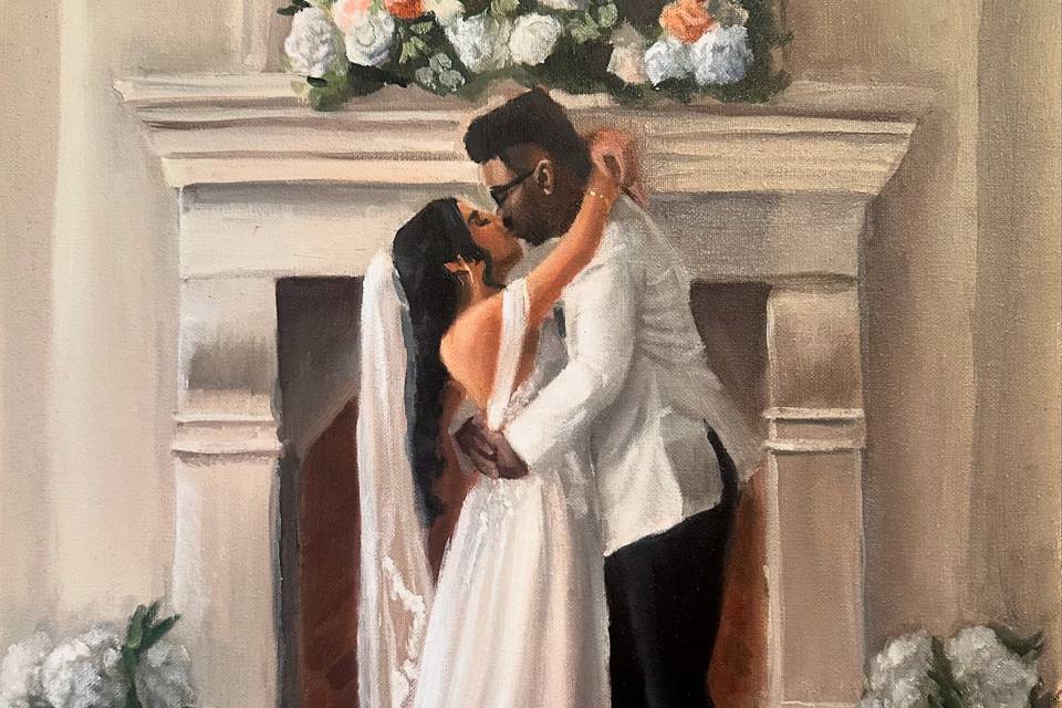 Amelia Leslie Wedding Art