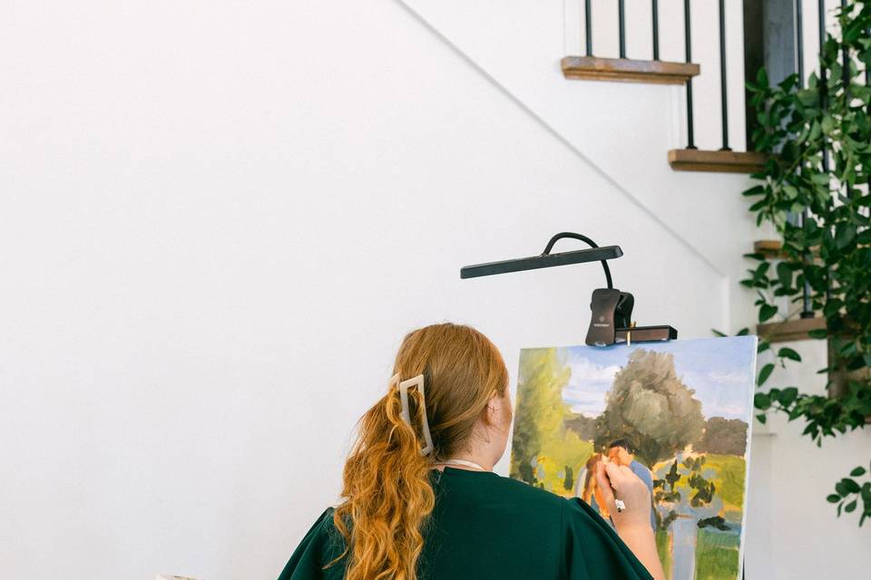 Amelia Leslie Wedding Art