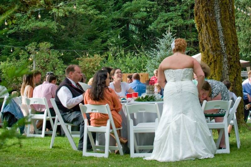 Outdoor wedding