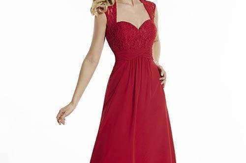 Red gown