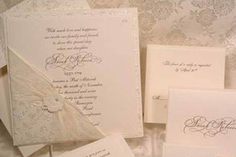 Cordially Yours Invitations and Calligraphy