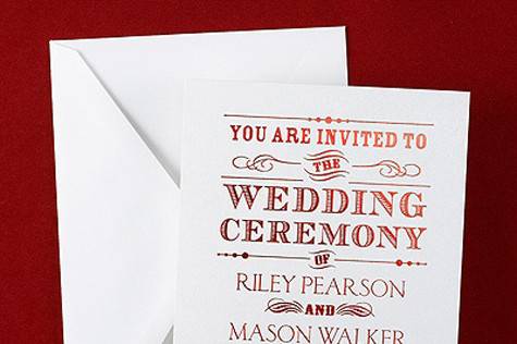 Cordially Yours Invitations and Calligraphy