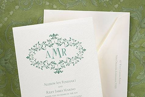 Cordially Yours Invitations and Calligraphy