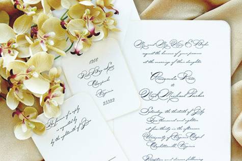 Cordially Yours Invitations and Calligraphy