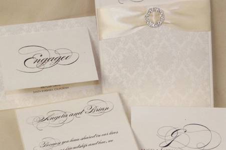 Cordially Yours Invitations and Calligraphy