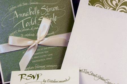 Cordially Yours Invitations and Calligraphy