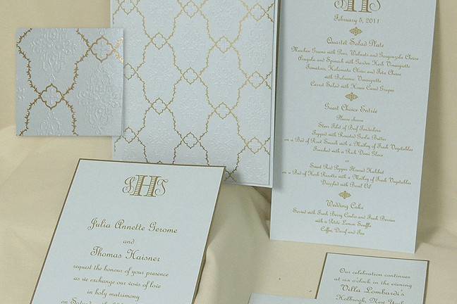 Cordially Yours Invitations and Calligraphy