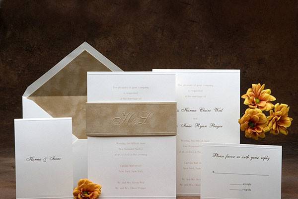 Cordially Yours Invitations and Calligraphy