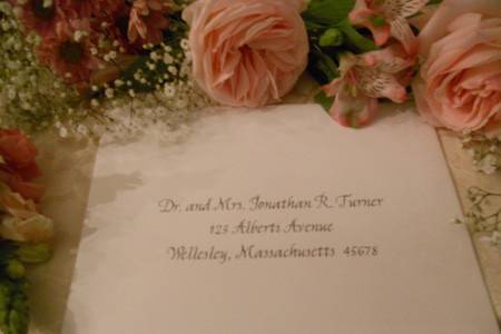 Cordially Yours Invitations and Calligraphy