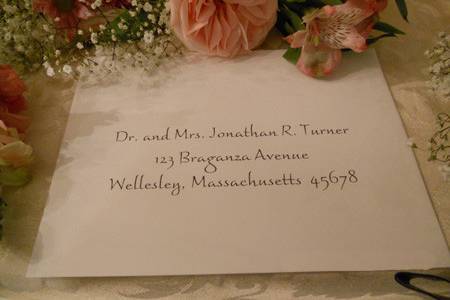 Cordially Yours Invitations and Calligraphy