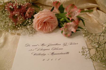 Cordially Yours Invitations and Calligraphy