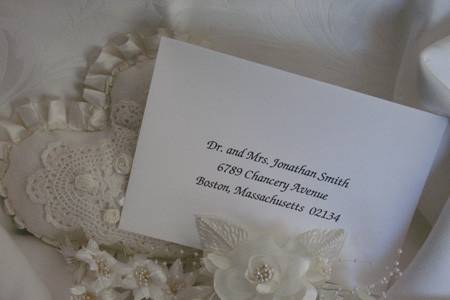 Cordially Yours Invitations and Calligraphy