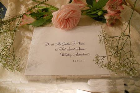 Cordially Yours Invitations and Calligraphy