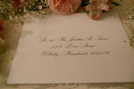 Cordially Yours Invitations and Calligraphy