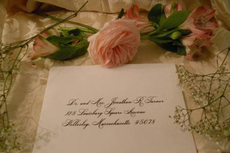 Cordially Yours Invitations and Calligraphy