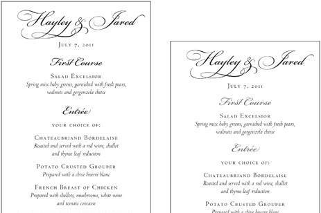 Cordially Yours Invitations and Calligraphy