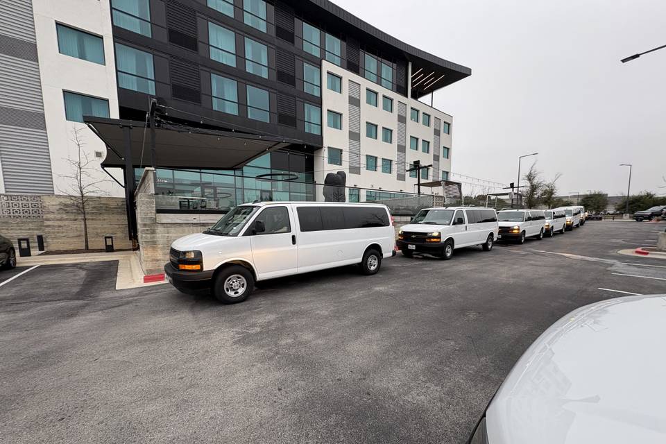 Wedding Guests Hotel Shuttle